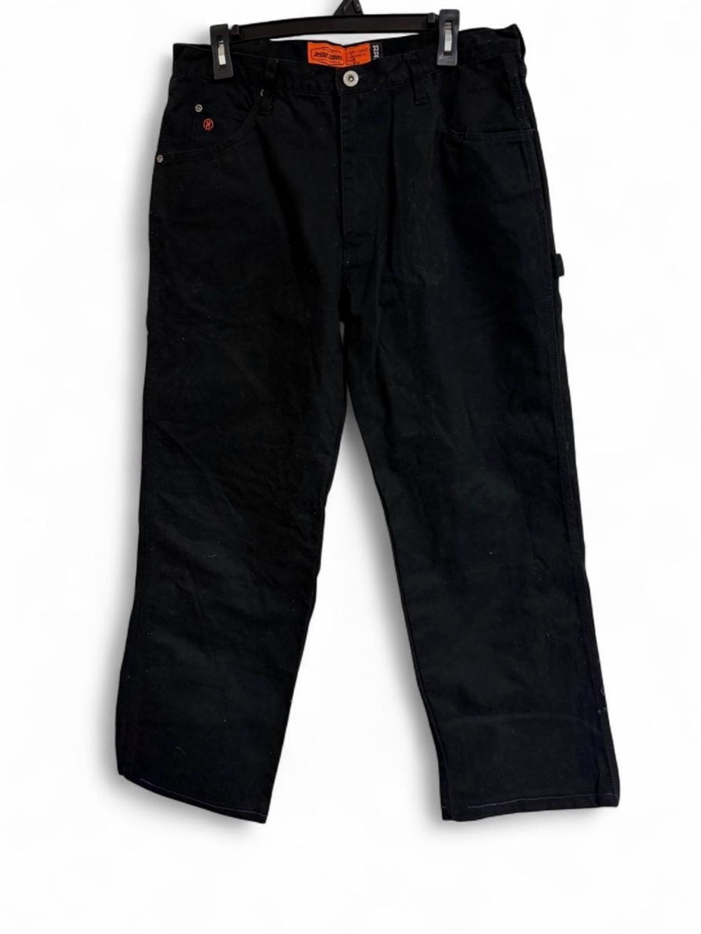 Men's Black Cargo Work Pants - Utility Style